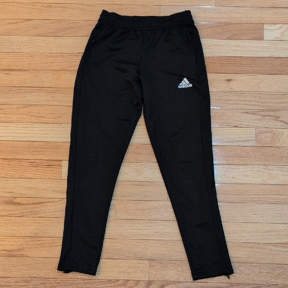 Adidas Youth 9/10Y Training Pants With Zipper Ankle